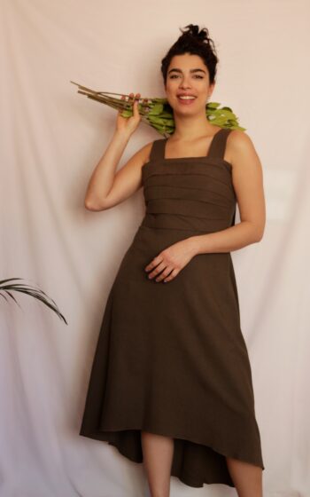 VESTIDO PREGAS PINHO