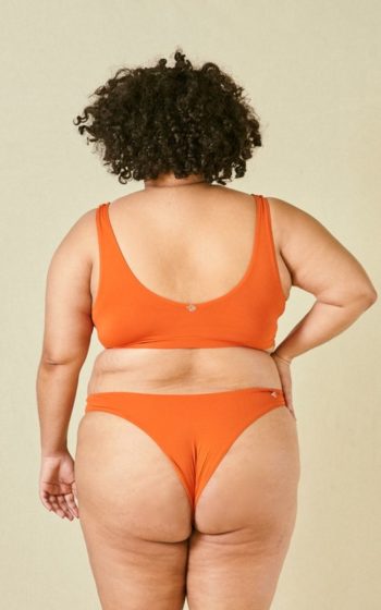 biquini Pera Ocre_plus_size_laranja_bojo_sustentação_esportivo_pitaia