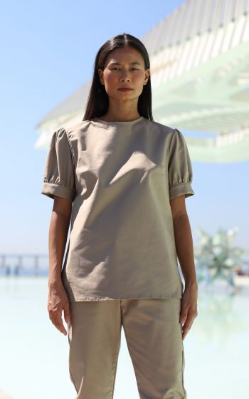 Joanne blusa de algodao Cora